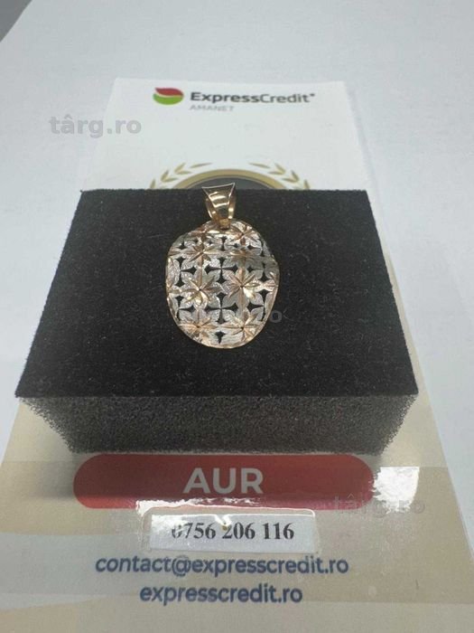 Medalion din aur 18k (68622.1/ 10 Pacurari 1) Garantie 2 ani!