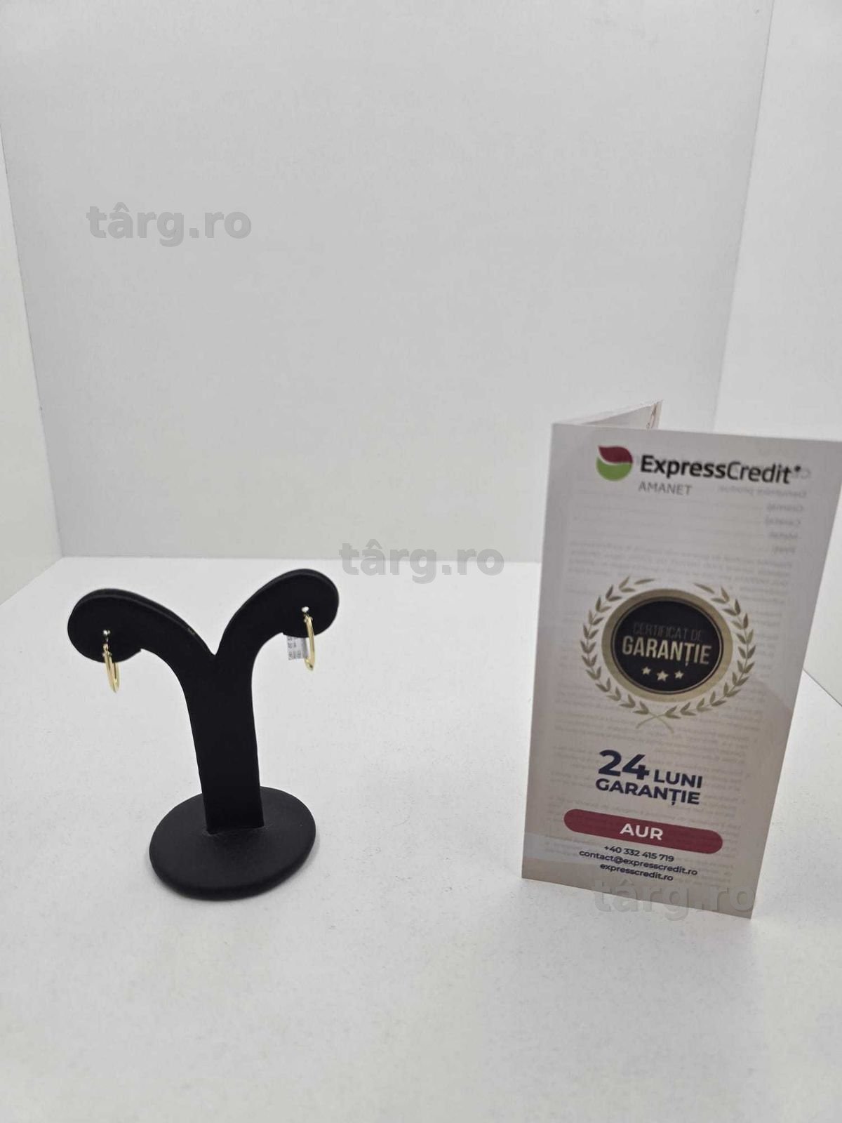 Cercei  aur 18K 1.00gr (Ag25 Belvedere B.43634.1)-Garantie 2 Ani!