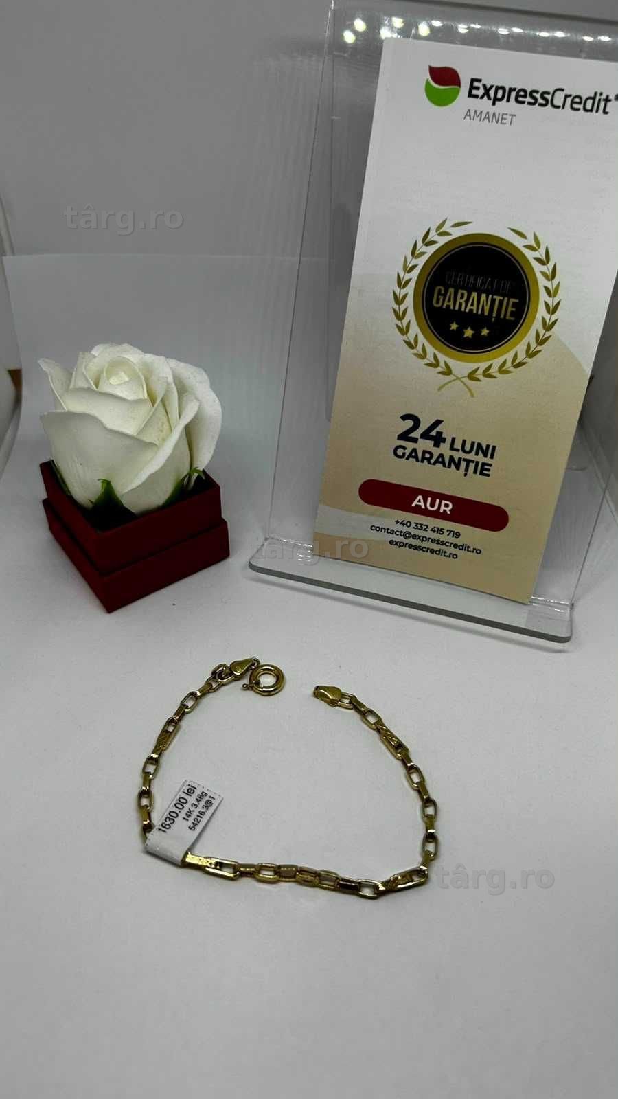 Bratara Aur 14K 3.46g (AG1 Alexandru B54216.3) - Garantie 2 ani! 3