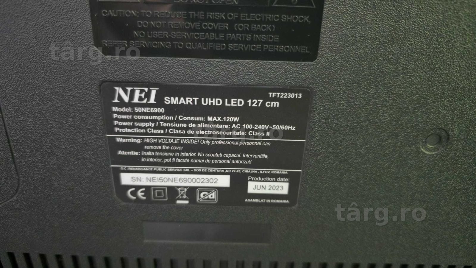 Televizor LED NEI 127cm Smart 4K (AG.7) Garantie 24 luni 4
