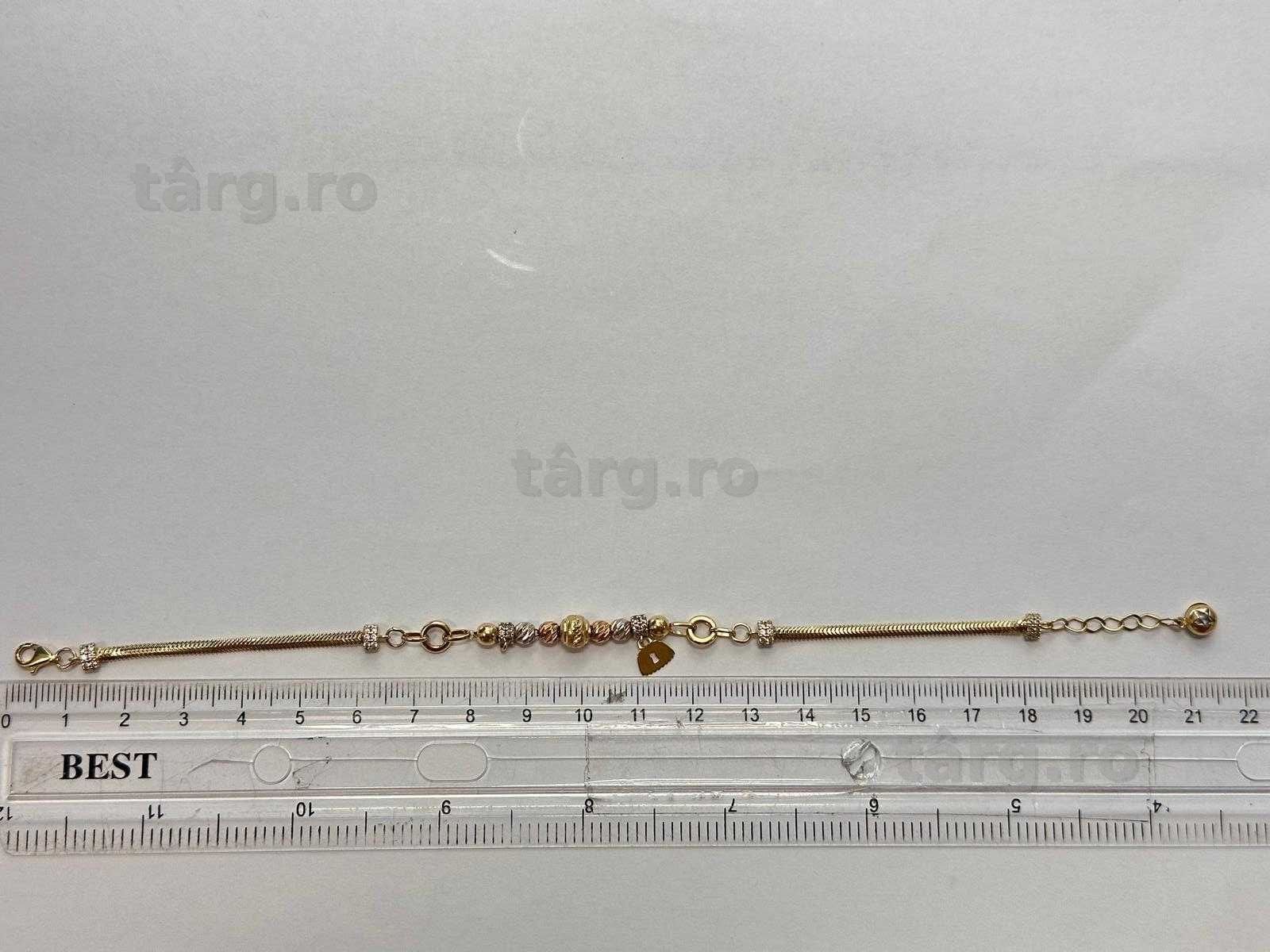 Bratara aur 14k 5.60g (Ag13  b55817.2) Garantie 2 ani! 4