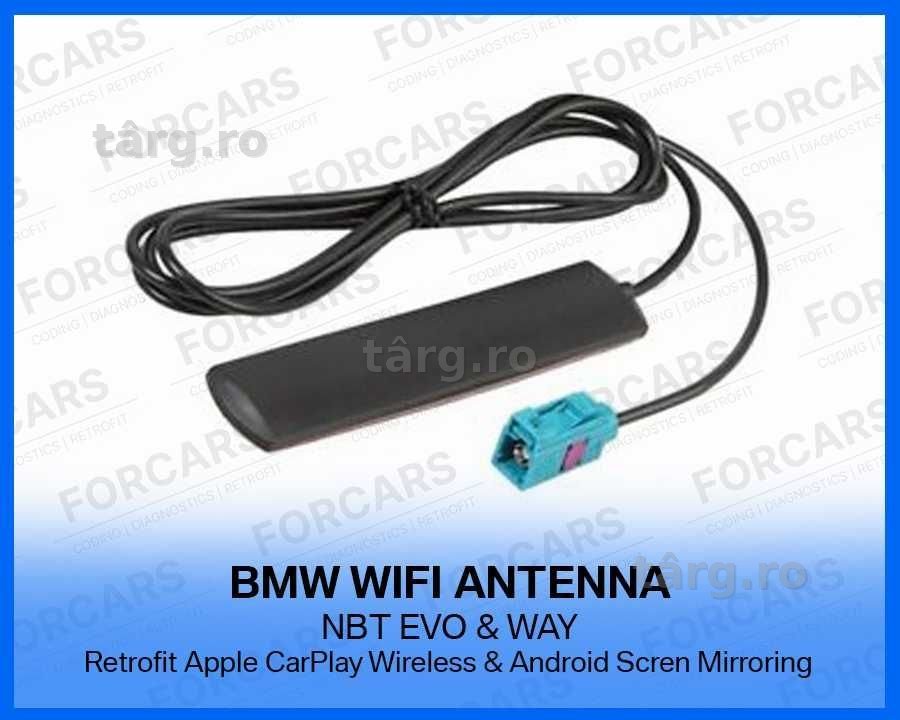 Antena Wireless BMW NBT EVO sau EntryNAV2 Way retrofit Apple CarPlay