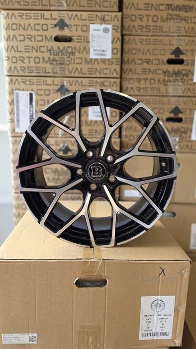 Jante Mercedes R17 5x112 Stil Brabus Noi A B C E S CLA CLS CLE CLK GLA GLB GLC GLE GLS GLK ML Vito V-Class Maybach AMG Audi BMW VW