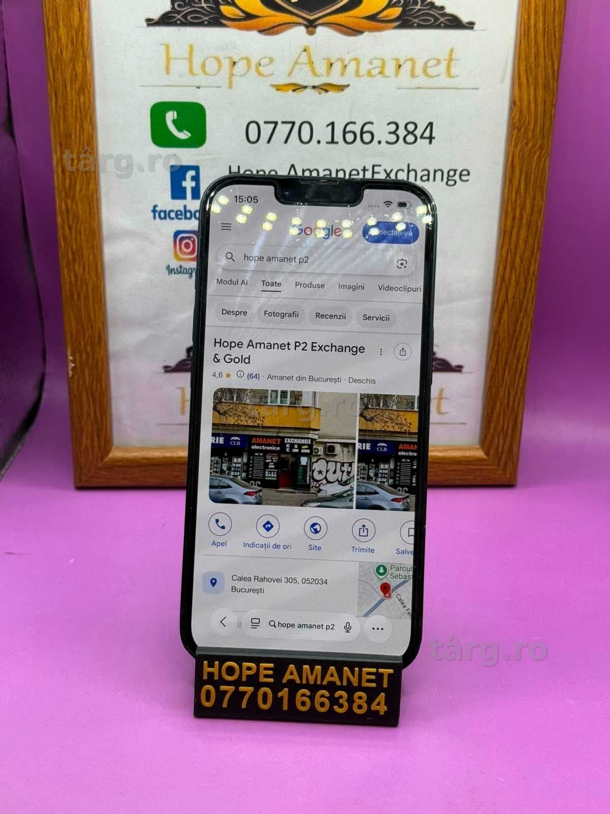 HOPE AMANET P2 - Iphone 13 / 128GB / Baterie 87%  / Lovit in colturi 4