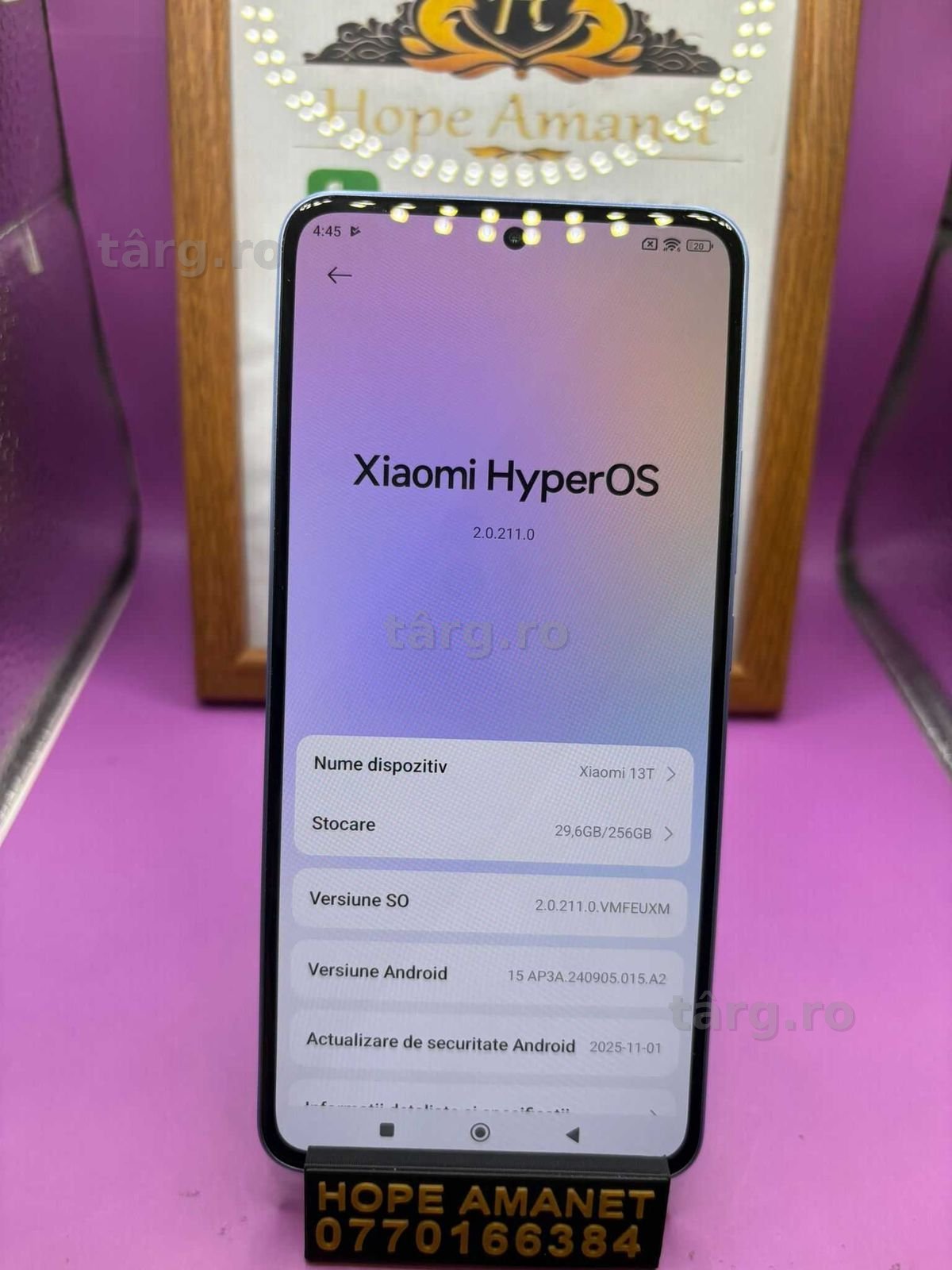 HOPE AMANET P2 - Xiaomi 13T / 256GB / 8GB Ram 3