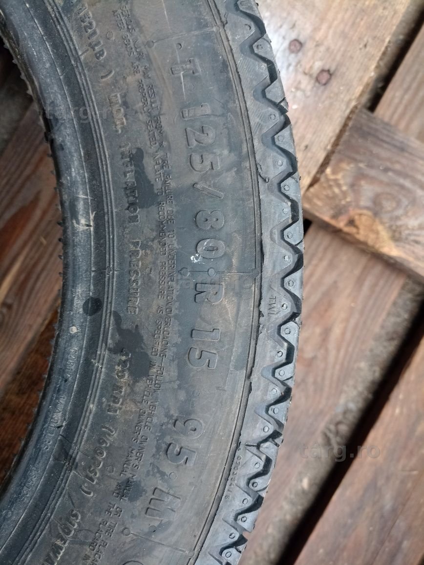 O anvelopa de rezerva NOUA Continental 125/80 R15 dot 5120 2