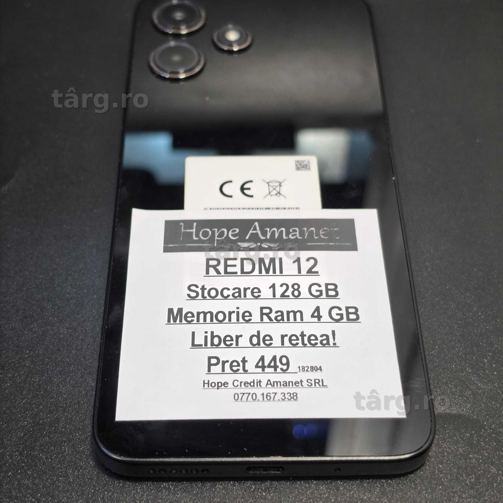 HOPE AMANET P8  Redmi 12 128 gb 4  gb ram