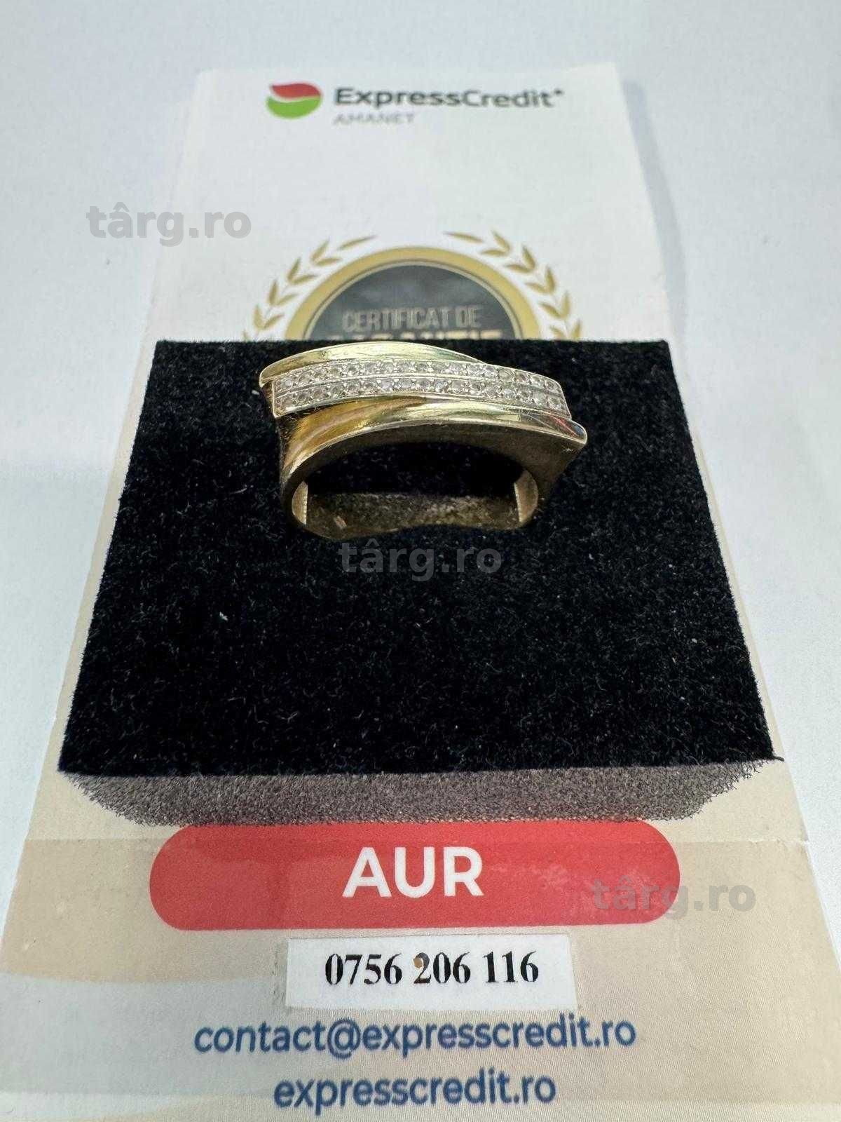 Inel din aur 14k (69386.2/ 10 Pacurari 1) Garantie 2 ani!