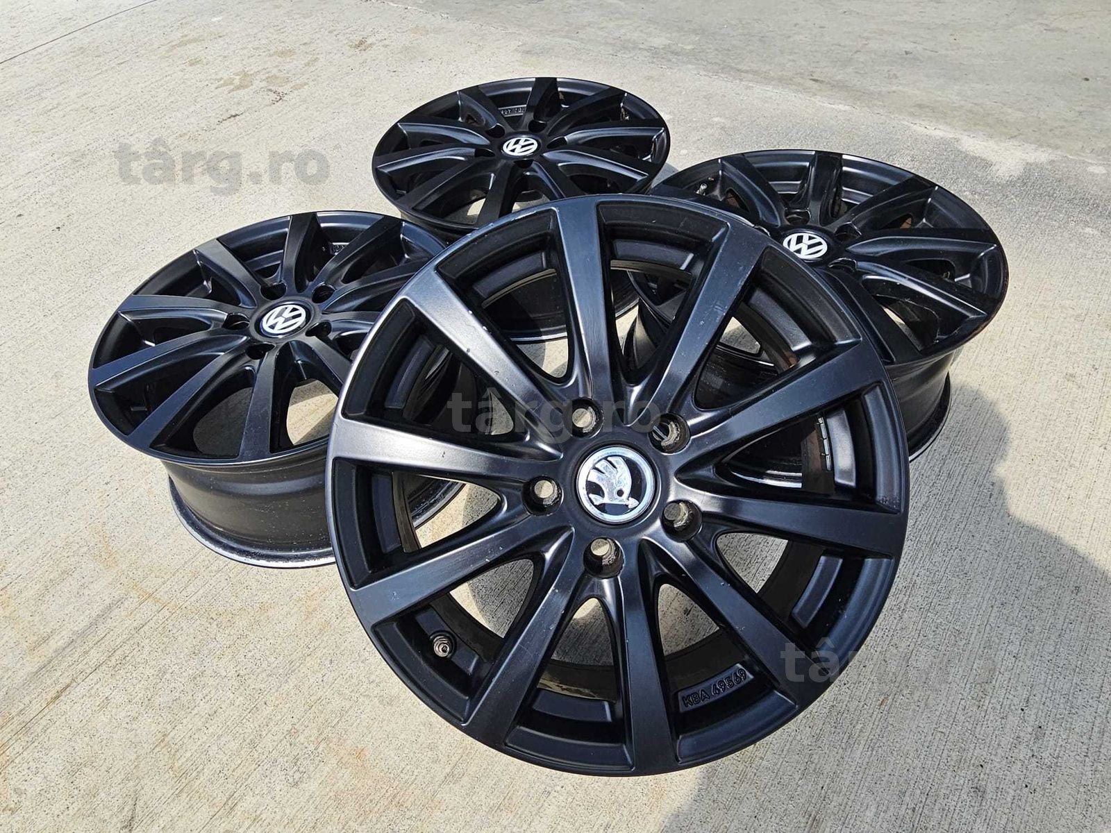 Jante R16 5x112 VW Passat;Golf 5-6-7-8,JETTA,Caddy,Touran,SKODA Octavia 2-3-4,Superb,Yeti,Karoq,Audi A3 A4 Q3,SEAT Leon Altea Exeo