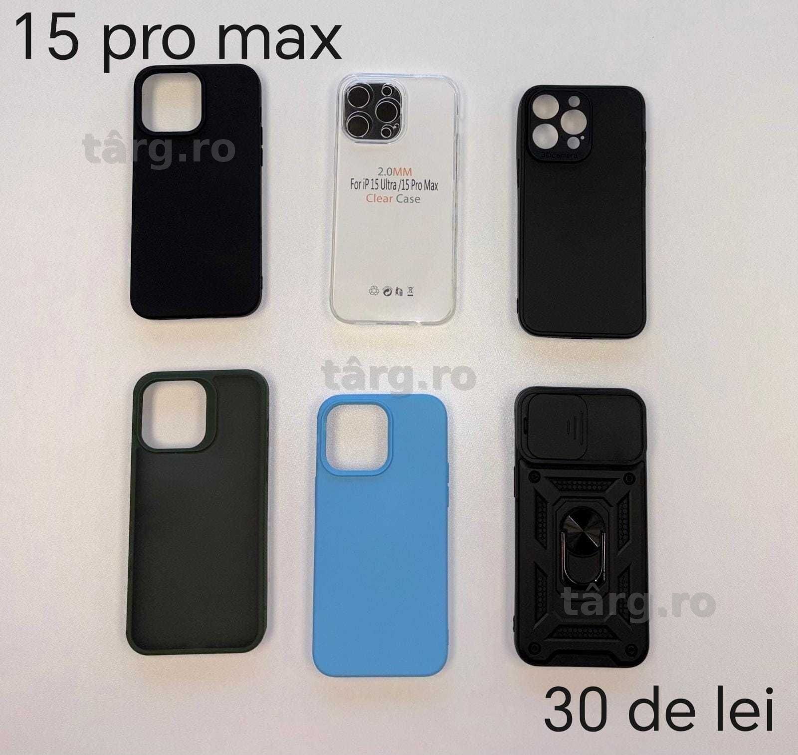 Huse, Folii, Cabluri iPhone 15 Pro Max - Montaj gratuit folie 6