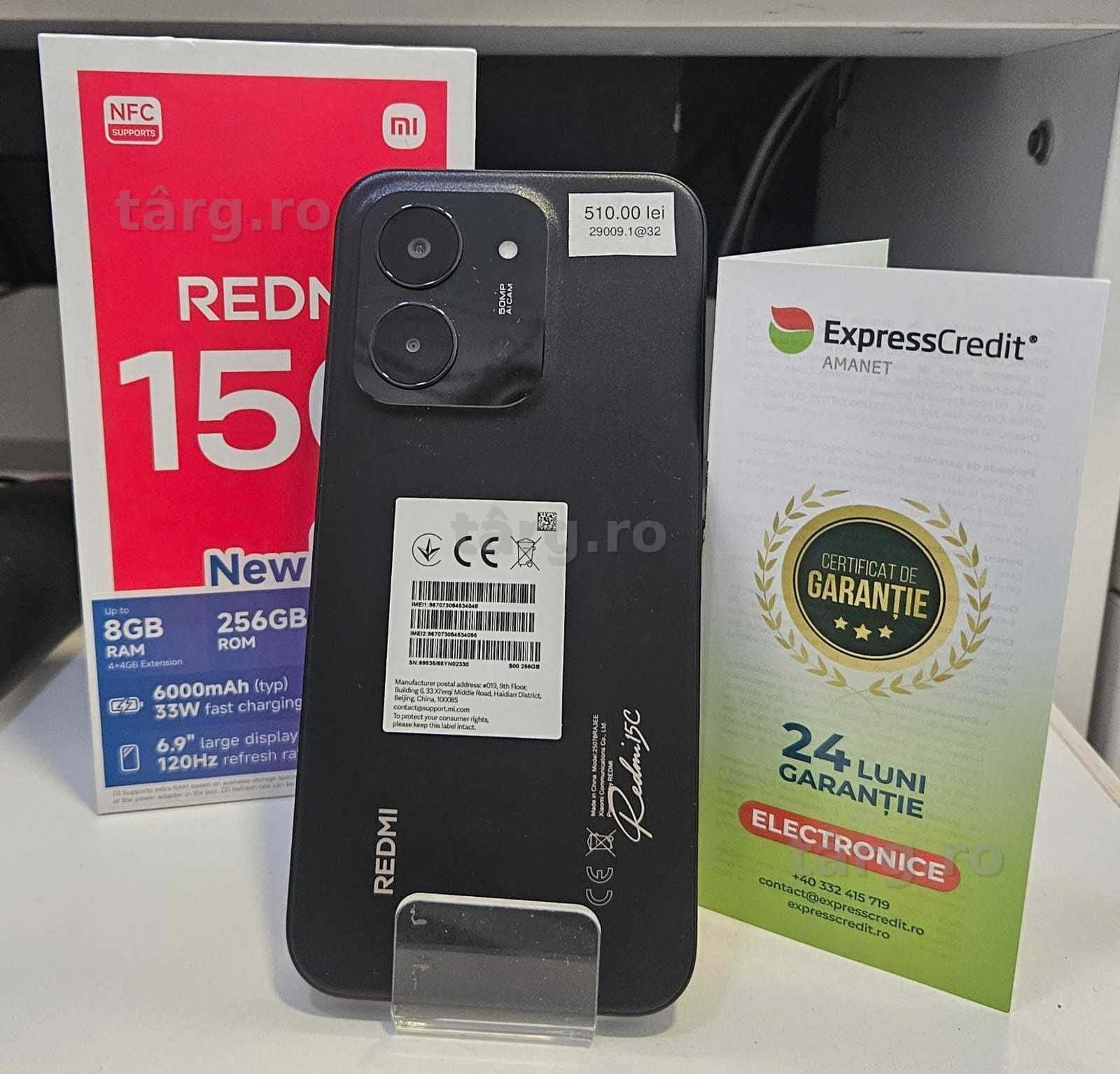 Telefon Redmi 15C (AG32 B29009.1) 2 ANI GARANTIE! *NOU* 2