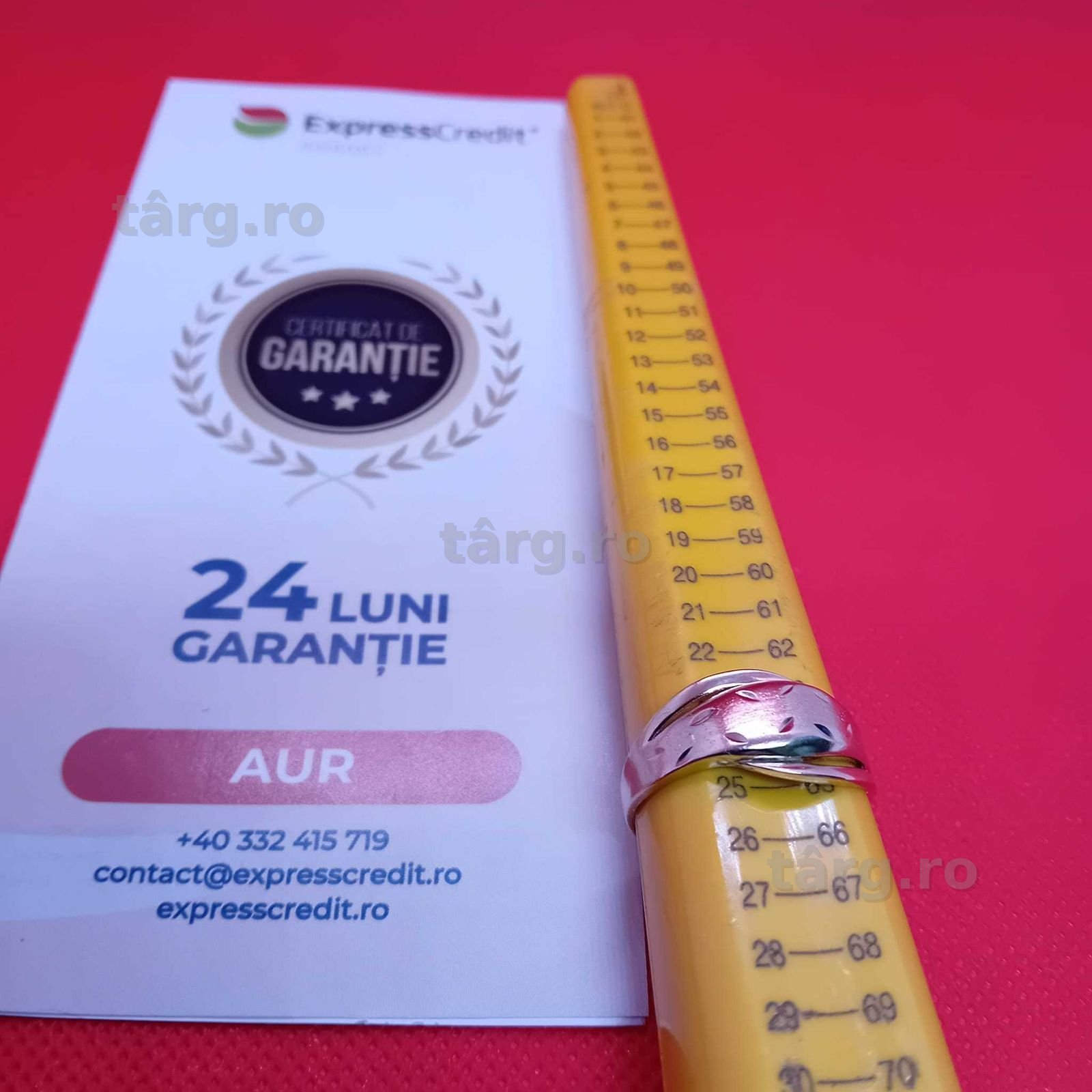 inel aur 14k 2.58 g (Ag4 Dacia B50682.1)-Garantie 2 Ani 3