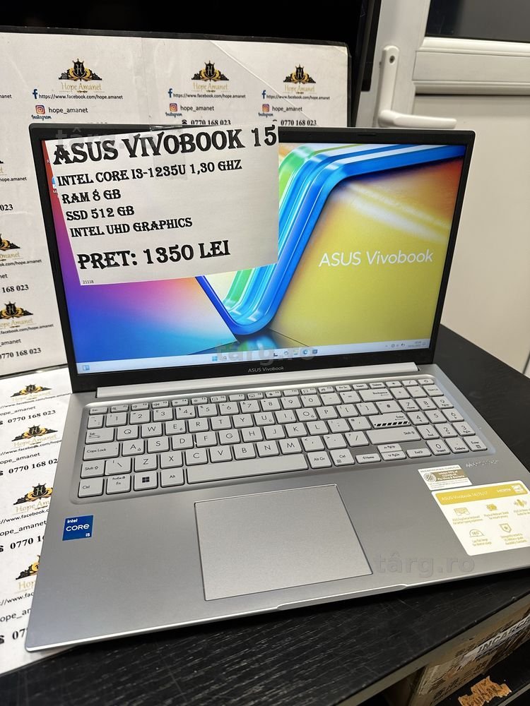 Hope Amanet P7 Laptop Asus Vivobook 15 INTEL I5-1235U 2