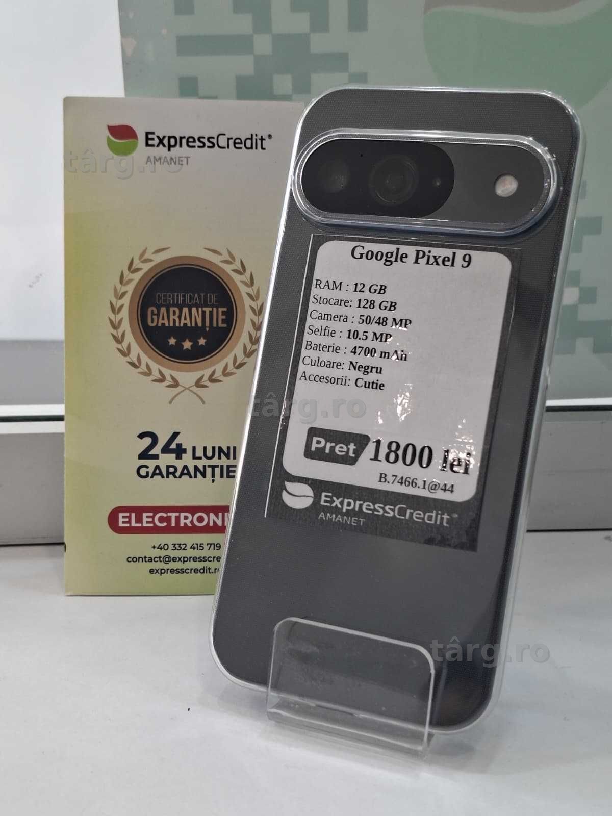 Telefon Google Pixel 9 (AG44 B:7466)-garantie 2 ani!