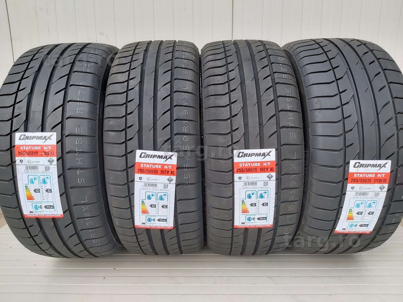 255/50 R19, 107Y XL, GRIPMAX Stature H/T, Anvelope de vara