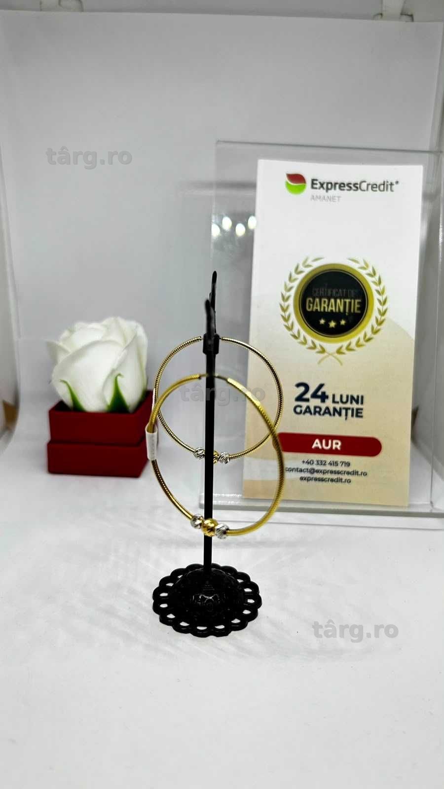 Cercei Aur 14K 4.33g (AG1 Alexandru B54012.3) - Garantie 2 ani!