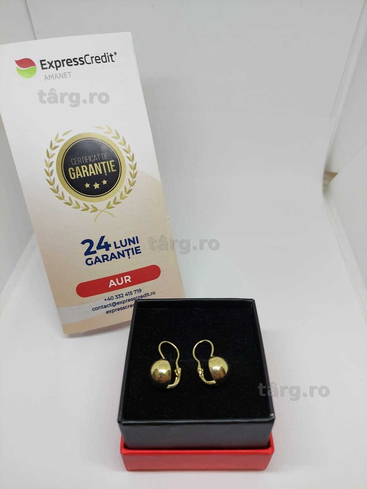 Cercei aur 14k 3.23gr [34412/ 30 Pacurari 2]