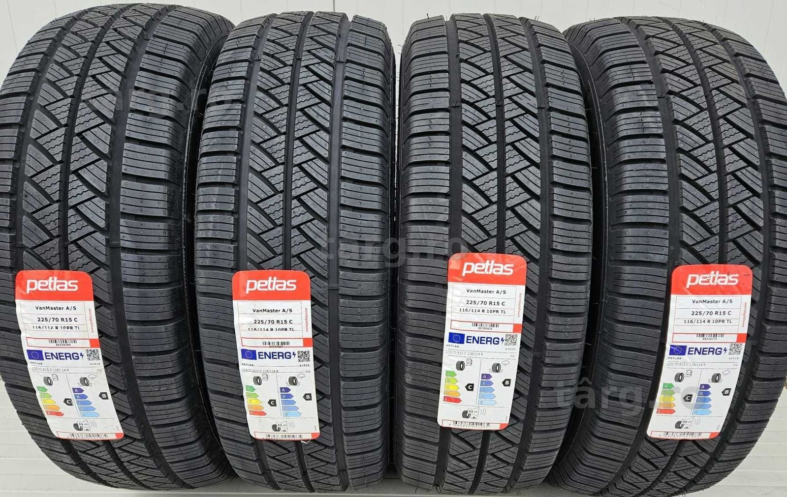 225/70 R15C, 116R (10 pliuri-de greutate), PETLAS, Anvelope mixte M+S