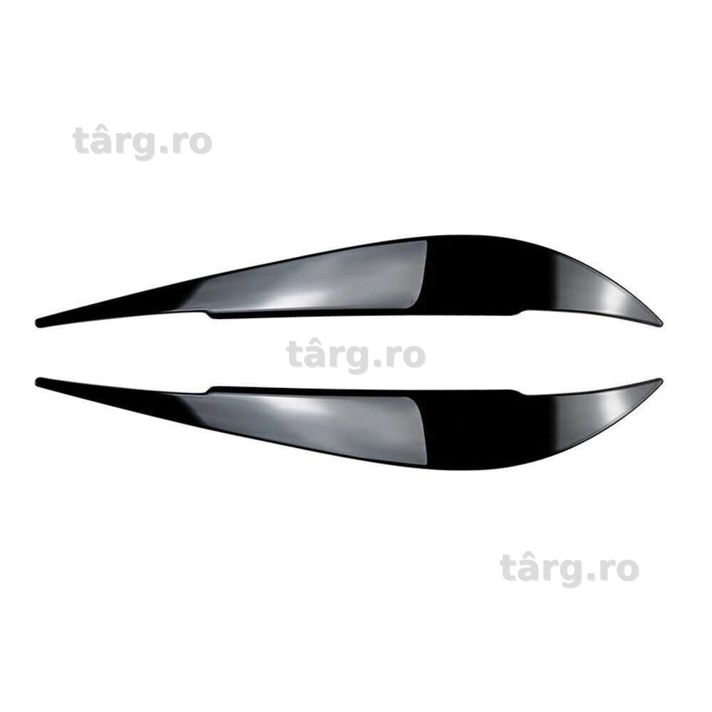 Set 2 Pleoape Faruri Far BMW Seria 4 F32 F33 F36 F82 F83, Negru Lucios