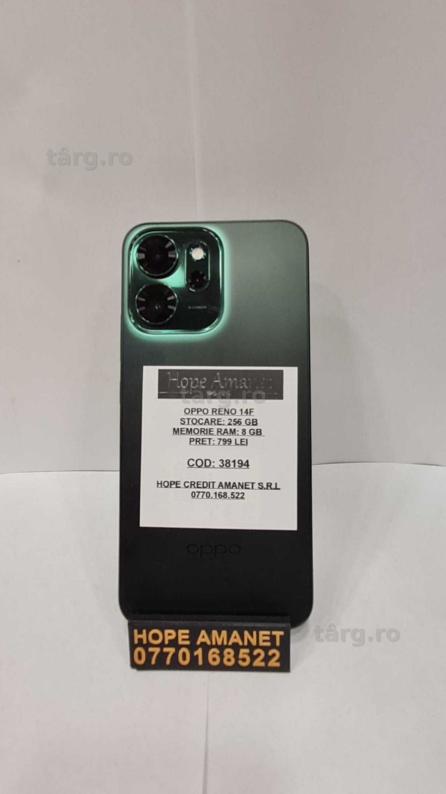 Hope Amanet P1/OPPO RENO 14F 256GB/8GB RAM #38194 2