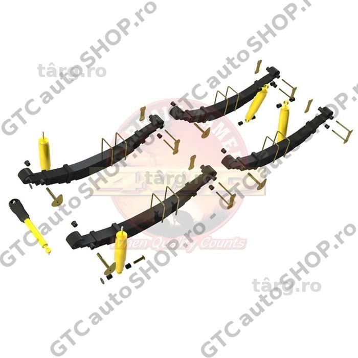 suspensie - kit complet terrain tamer land cruiser 60 +5cm