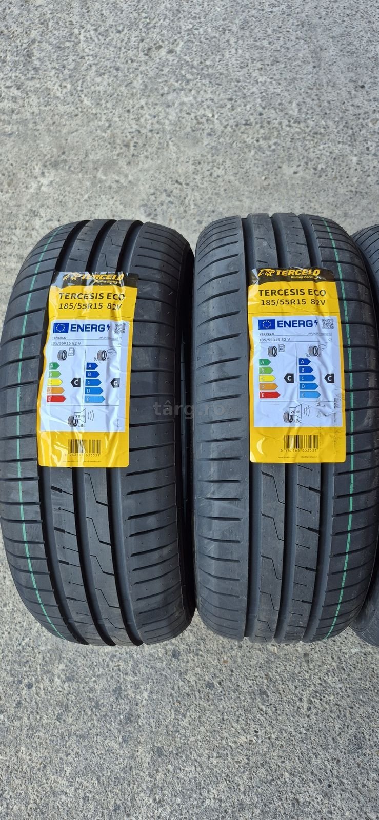 4 anvelope vara noi Tercelo 185/55/15,dot 2025.Pretul este pe bucata. 2