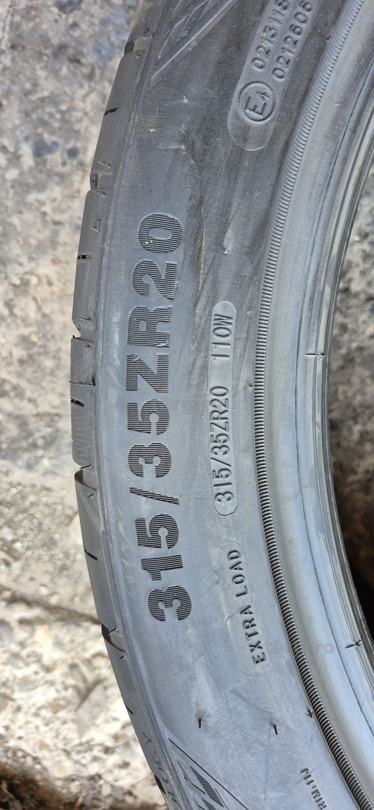 2 anvelope vara noi Kustone 315/35/20,dot 2025.Pretul este pe bucata. 5