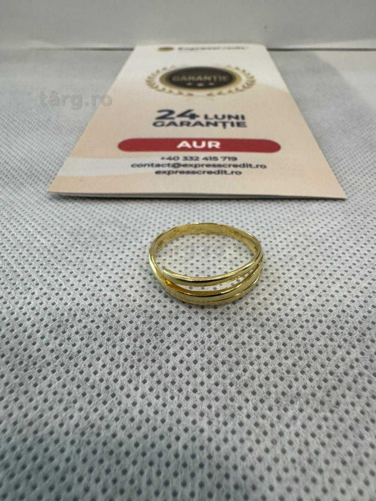 (Ag41) Inel aur 18K B6660.44 - Certificat de garanție!