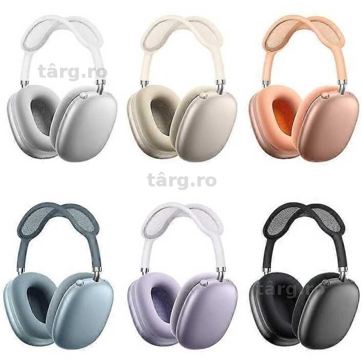 Casti Bluetooth Hoco W65 Plus, Over Ear, Noise cancelling, Autonomie 45 Ore, 400mAh, Silver 5