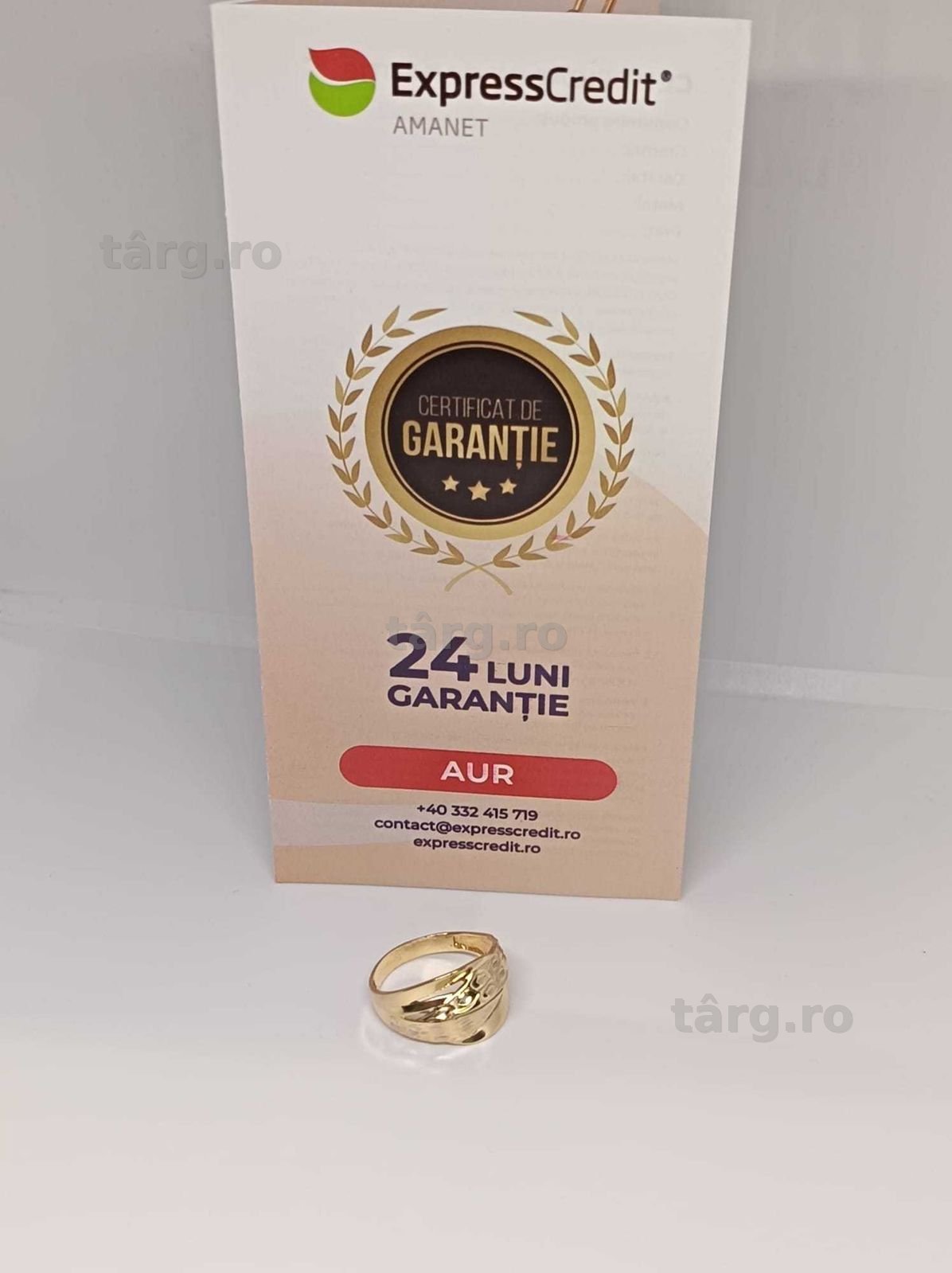 Inel Aur 14K 3,54g (Ag4 Dacia B.52437) Garantie 2 ani