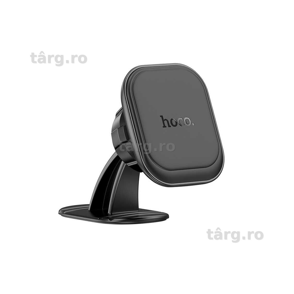 Suport Auto Hoco, Fixare Magnetică, Prindere pe Bord, Universal, Negru 3