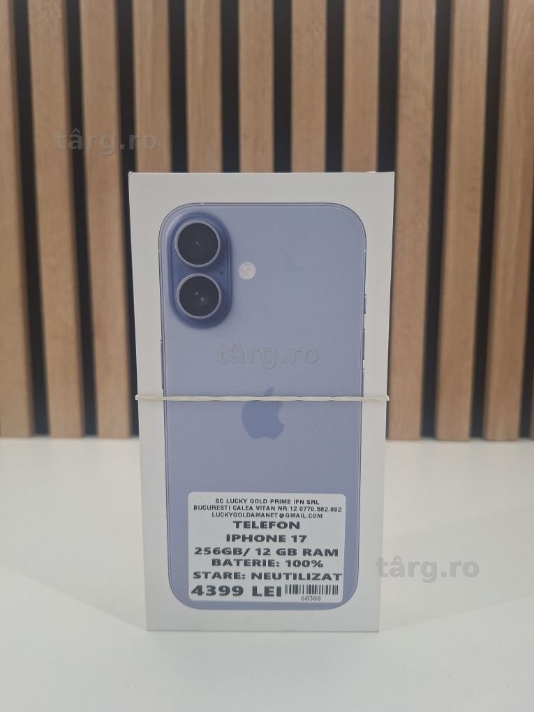 IPhone 17 Nou 256 Gb Garantie/Factura #60388