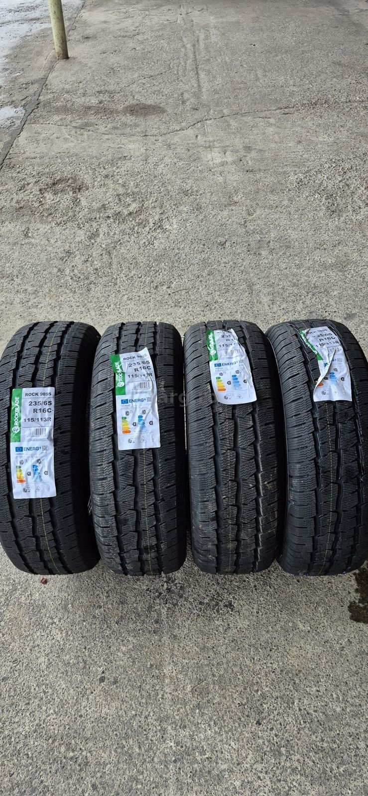 4 anvelope iarna noi Rockblade 235/65/16 C,dot 2025.Pretul este pe buc
