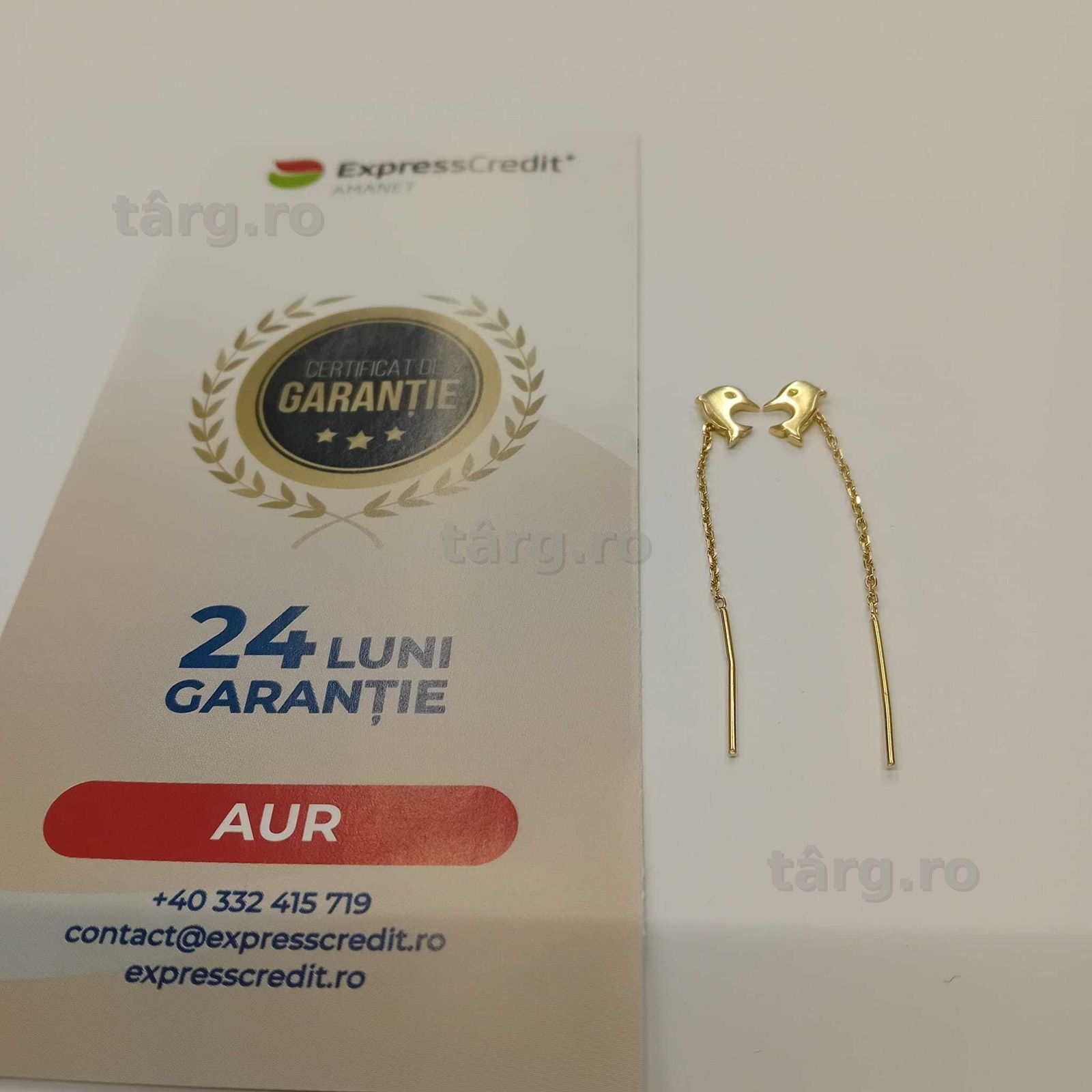 Cercei aur 14k (ag49 Esplanada b.8852)
