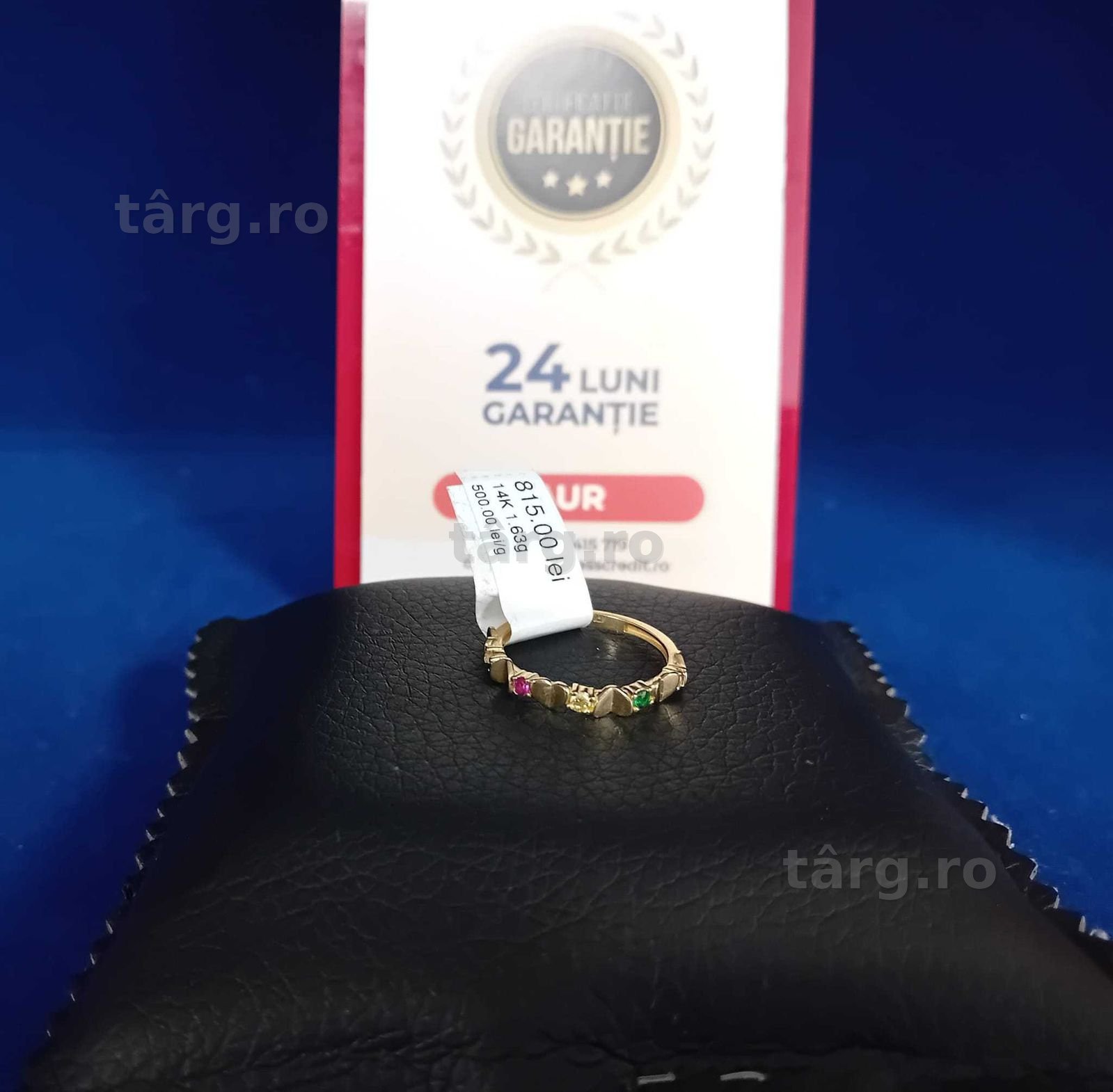 Inel Aur 14 K - 1.73 grame / 815 lei ( B34602.4 / Ag28 Doi Baieti ) 2