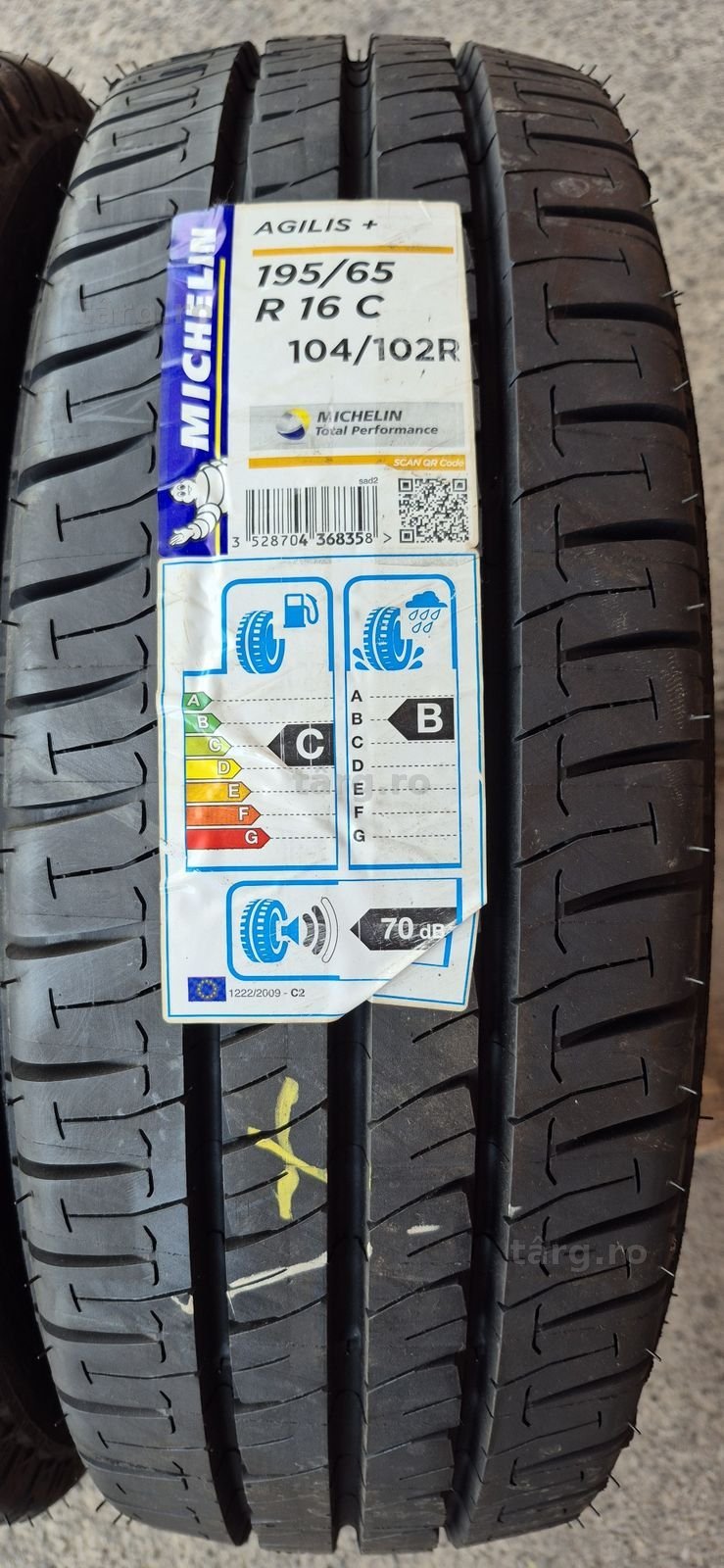 4 anvelope vara Noi Michelin 195/65/16 C,dot 2024 3