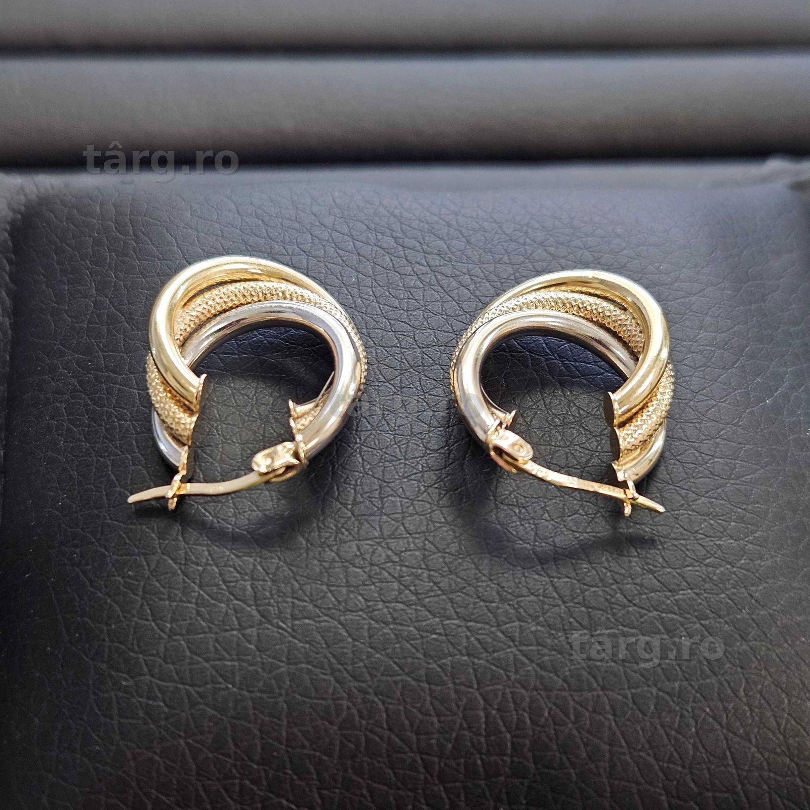 Cercei Aur 14K - 4.23 grame / 2115 lei ( B34363.5 / Ag28 Doi Baieti ) 4
