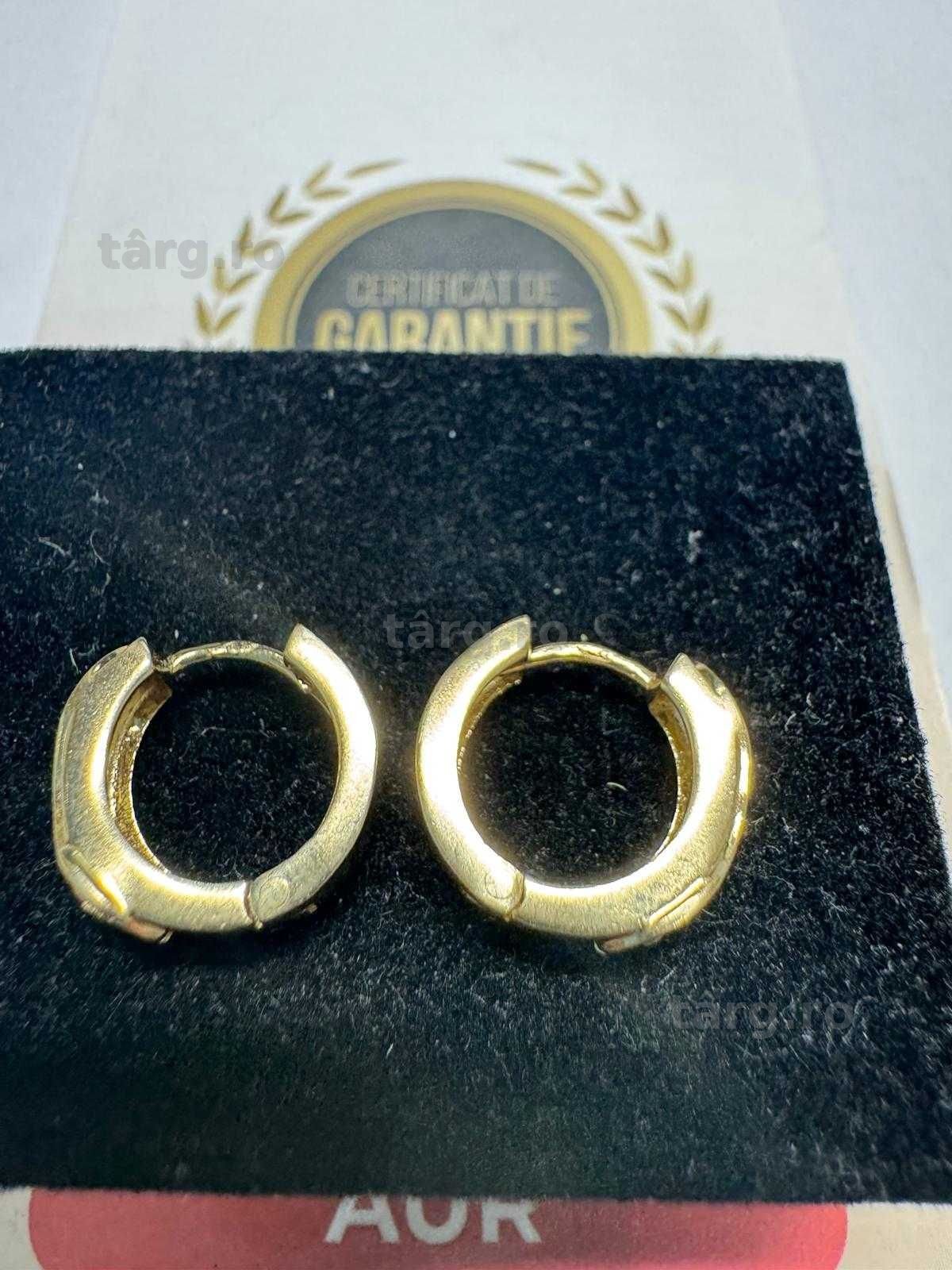 Cercei din aur 14k (69212.1/ 10 Pacurari 1) Garantie 2 ani! 2