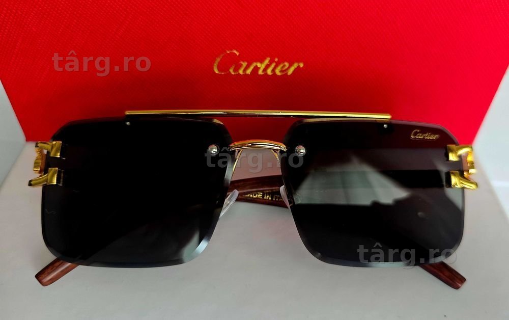 Pachet Ochelari de soare Cartier Leopard, factor de protectie UV400