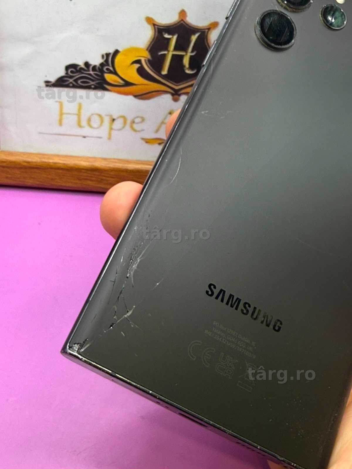 HOPE AMANET P2 - Samsung S22 Ultra / 256GB / 8Gb Ram / Spart pe spate  / Fara pen 3