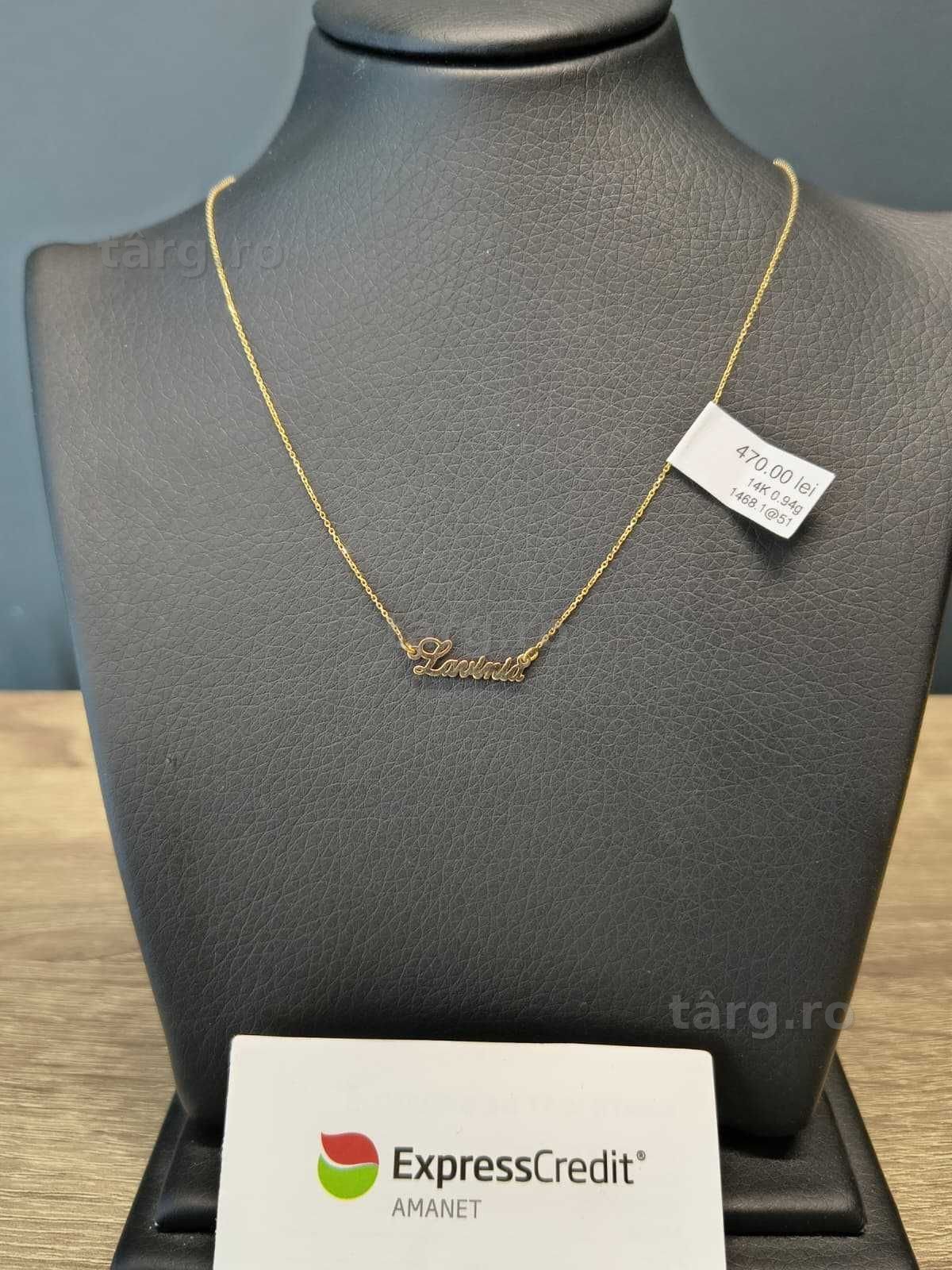 (AG51) Lant aur 14K 0.94g "Lavinia" b1468 - Garantie 2 ani!