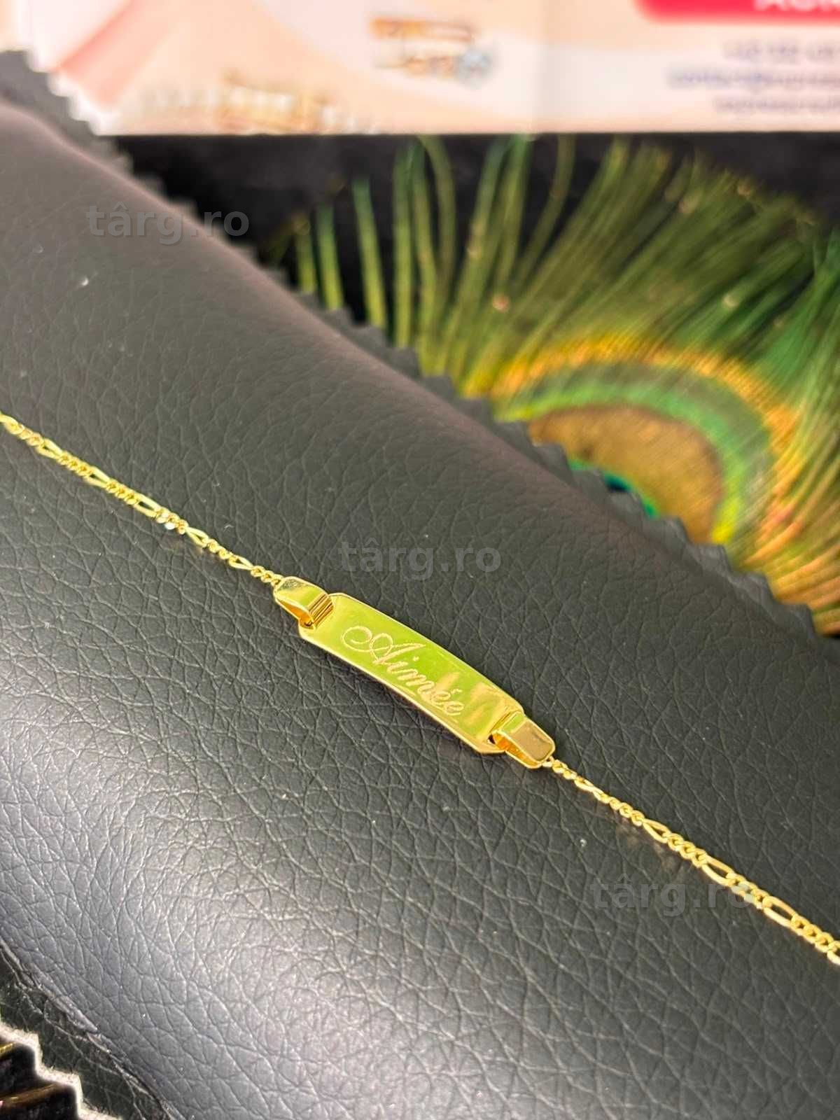 Bratara aur 14k 1.30g (B.61525-Tatarasi) Garantie 2 ani-550 lei 4