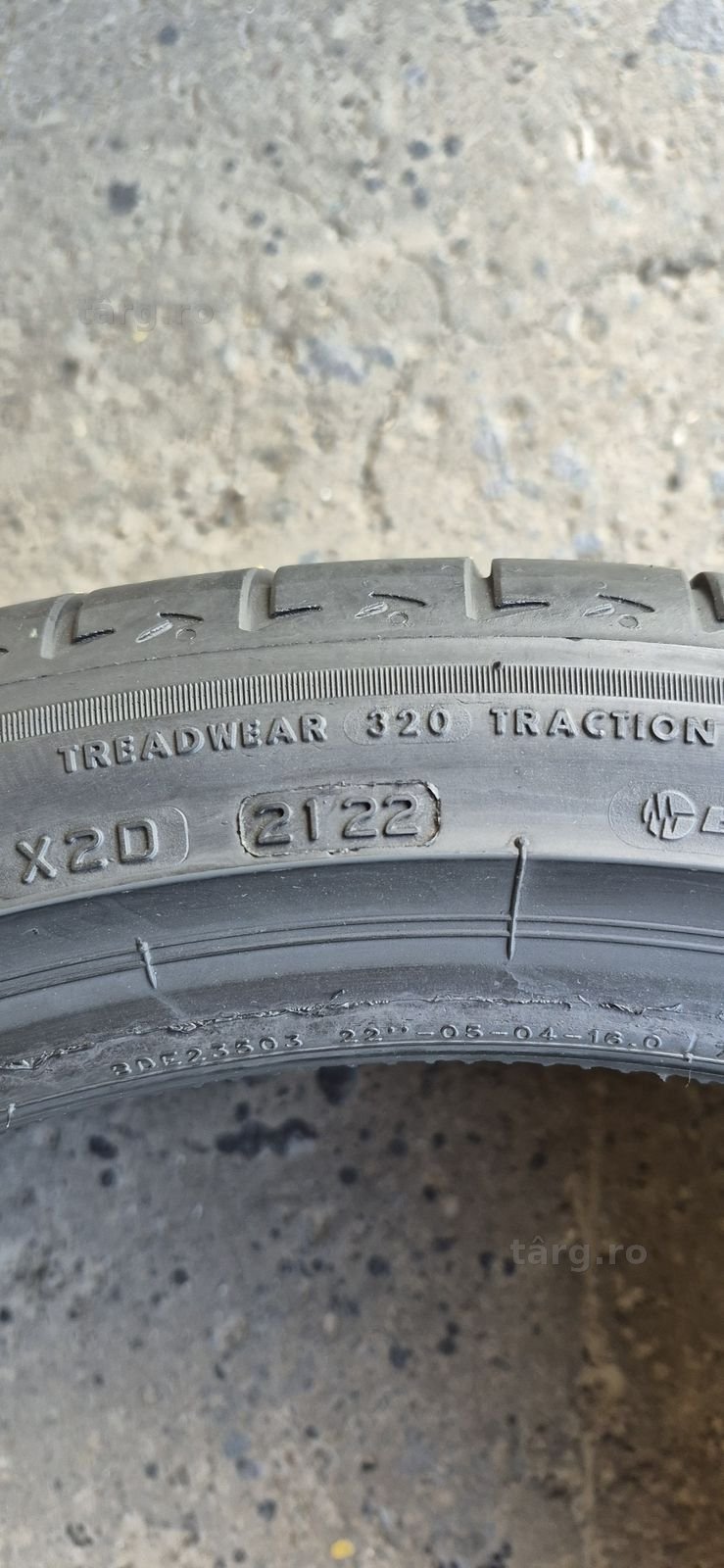 2 anvelope vara Bridgestone 285/35/22,dot 2022.Pretul este pe bucata. 6