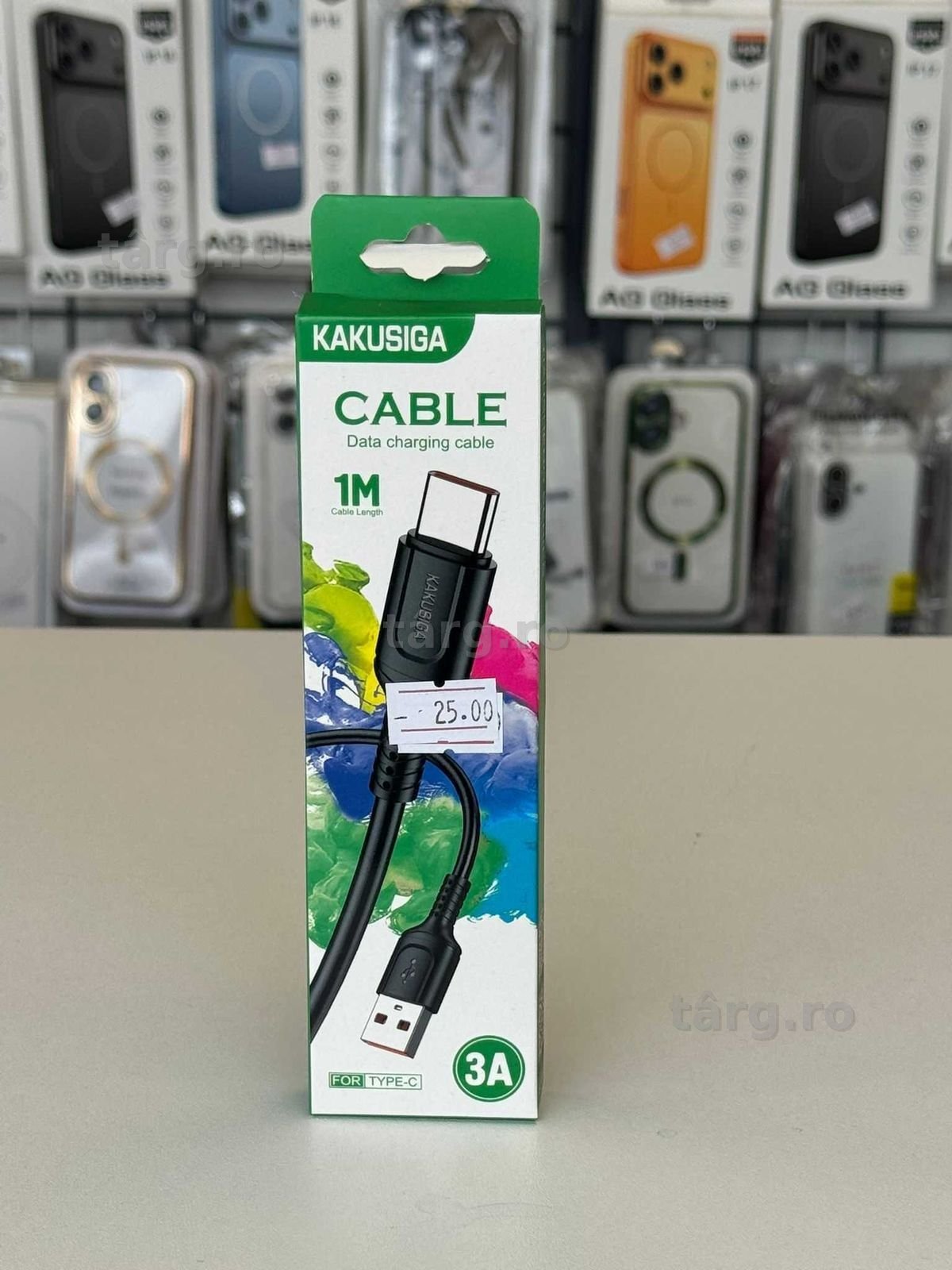 Cablu incarcare USB A - USB C 1m 3