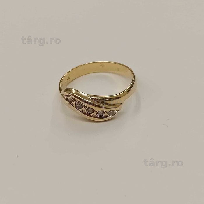 Inel aur 14k 2.20g (ag49 Esplanada b.7664.1) Garantie 2 Ani 5