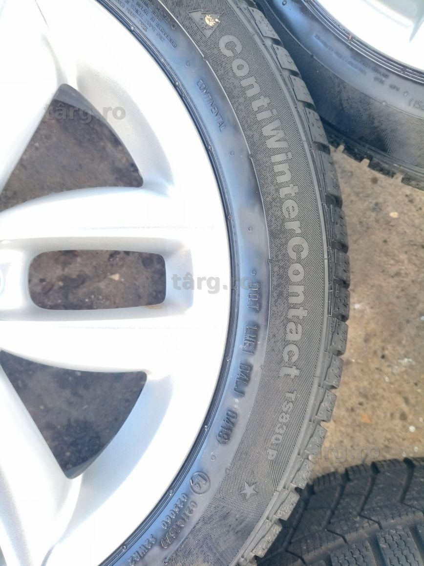 4 jante originale Mini R17 echipate de iarna Continental 205/55 R17 4