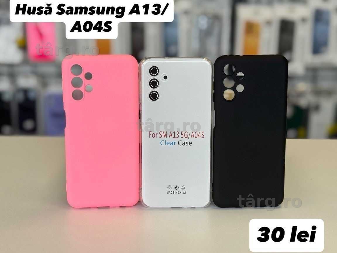 Husa silicon, folie, cablu, incarcator Samsung A13 /A04S