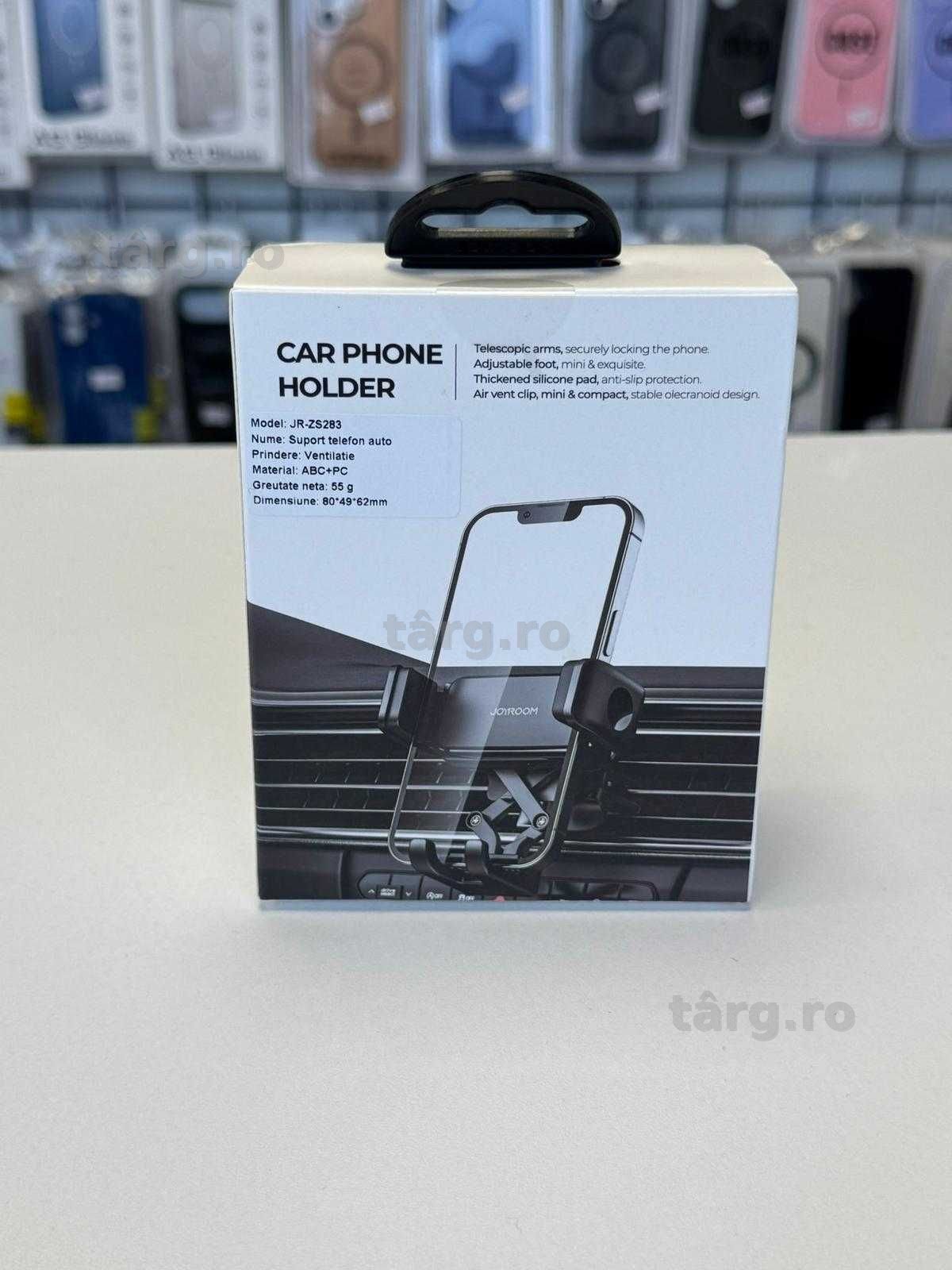 Suport Auto Joyroom cu prindere pentru grila, 4.7inch - 6.7inch, Negru 3