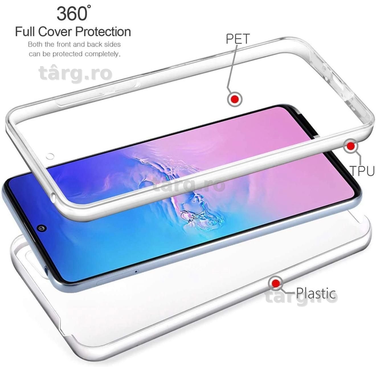 Husa 360, silicon transparent, protectie fata -spate, pentru Samsung A33 5G 2