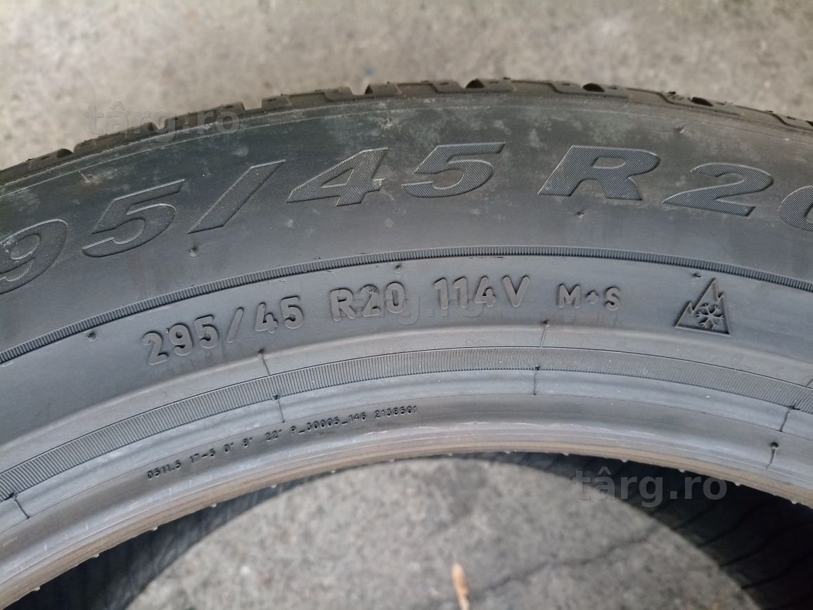 2 anvelope NOI de iarna Pirelli 295/45 R20 dot 3717 4